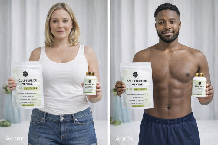 KIT ventre minceur ventre plat  Thé + Gélules Minceur