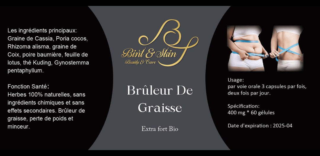 Bruleur de graisse Extra fort bio Bint & Skin - 60 gélules